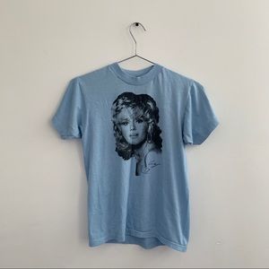 Vtg Hanes Connie Stevens Single Stitch T Shirt S
